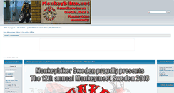 Desktop Screenshot of monkeybiker.egetforum.se
