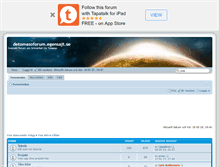 Tablet Screenshot of detomasoforum.egetforum.se